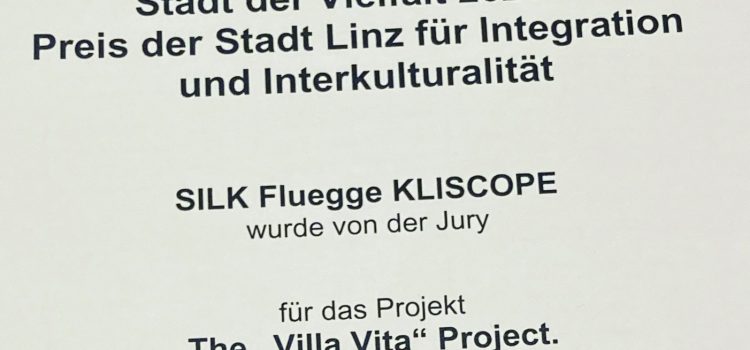 SILK Fluegge KLISCOPE mit dem „Preis für Interkulturalität“ ausgezeichnet