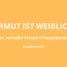 Armut ist weiblich