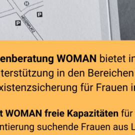 Freie Beratungskapazitäten bei VSG WOMAN