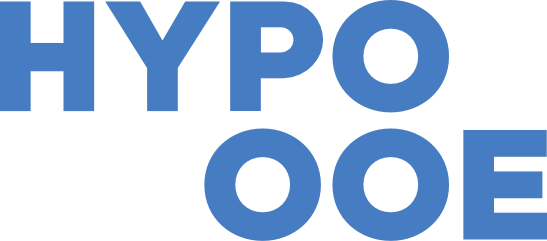 Picture of a bright blue HYPO Bank Logo